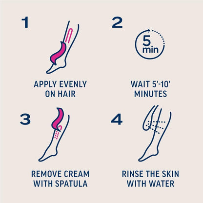 Veet Pure Legs & Body Hair Removal Cream 800ml (2 x 400ml) – Sensitive Skin
