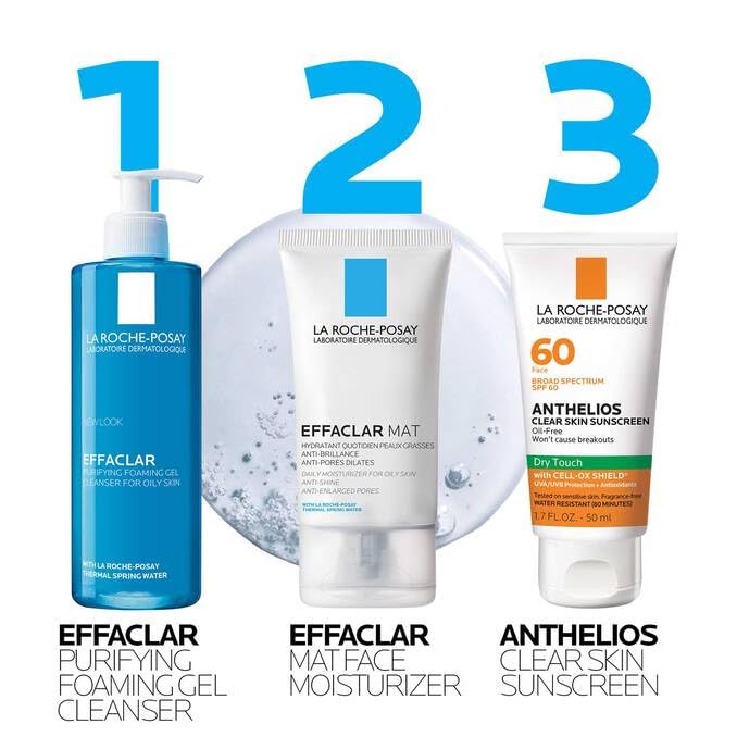La Roche-Posay Effaclar Purifying Foaming Gel – Oily & Sensitive Skin
