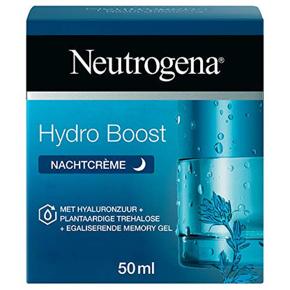 Neutrogena Hydro Boost Night Cream – 50ml, All Skin Types, Oil-Free