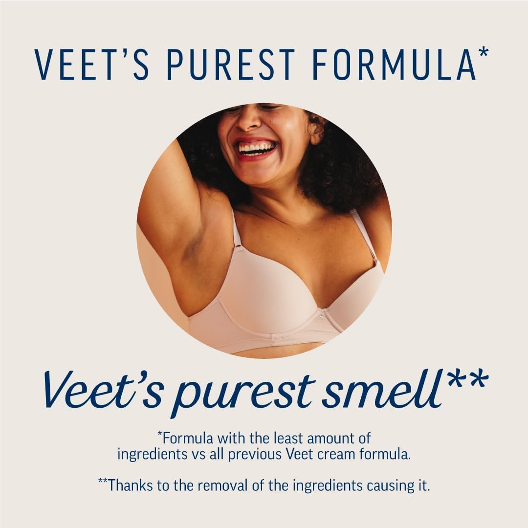 Veet Pure Legs & Body Hair Removal Cream 800ml (2 x 400ml) – Sensitive Skin