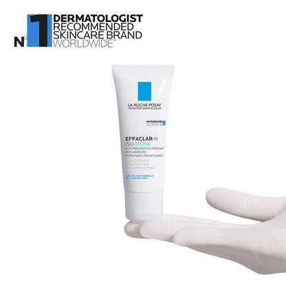 La Roche-Posay Effaclar H Iso-Biome Soothing Moisturiser Cream, 40ml