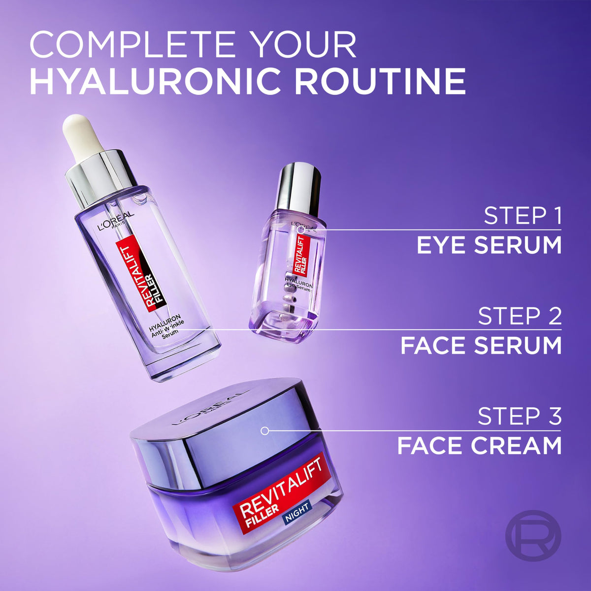 L'Oréal Paris Revitalift Filler Hyaluronic Acid Night Cream 50ml