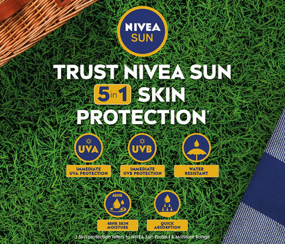 NIVEA SUN Protect & Moisture Sun Lotion | SPF 20+, 30+ & 50+ | 200 ml