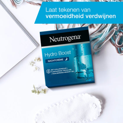 Neutrogena Hydro Boost Night Cream – 50ml, All Skin Types, Oil-Free